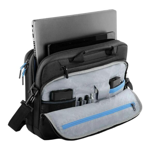 Dell Pro Briefcase Laptop Bag 14 Black Multipocket Lightweight Carrying Case - Picture 7 of 14